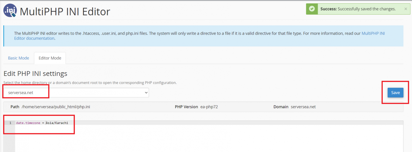 how-to-change-php-timezone-from-cpanel