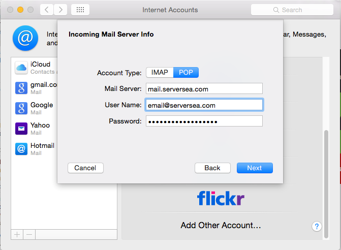 setup mac mail account on outlook